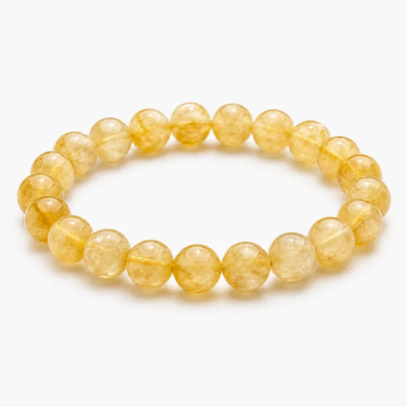 Natural citrine bead bracelet for wholesale customization