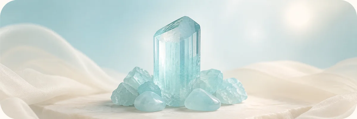 Aquamarine crystal meaning guide image