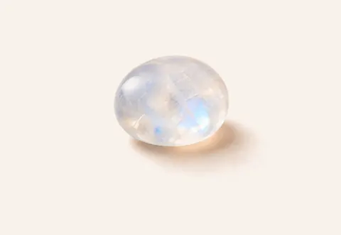 Moonstone crystal for reflective meditation